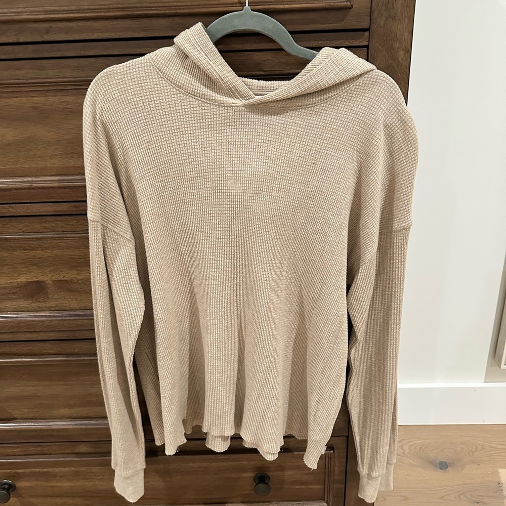 Aritzia Tna waffle hoodie